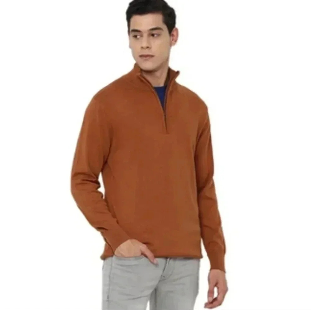 {Eddie Bauer} Men's Signature Fleece Lined 1/4-Zip - Size XL